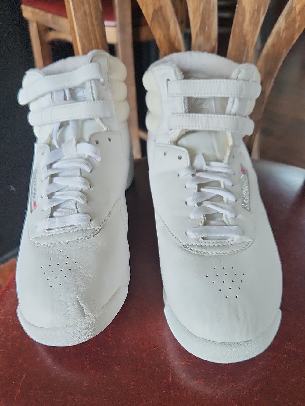 Reebok dz 9.5 freestyle hi-top white 80's retro - Picture 2 of 15